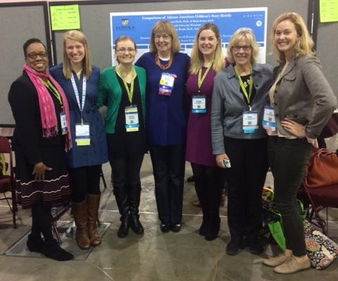 Caesar and Kerins with grad students | ASHA Convention